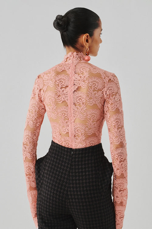 Muse Bodysuit in Blush Pink