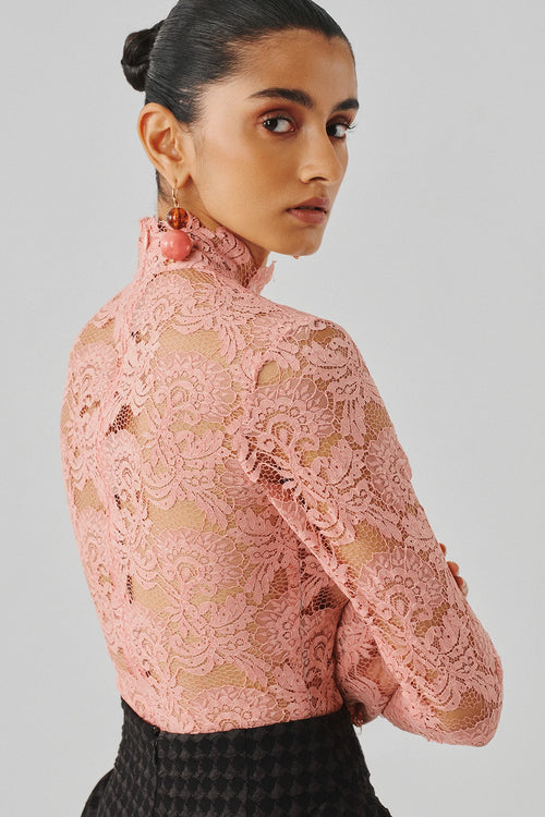 Muse Bodysuit in Blush Pink