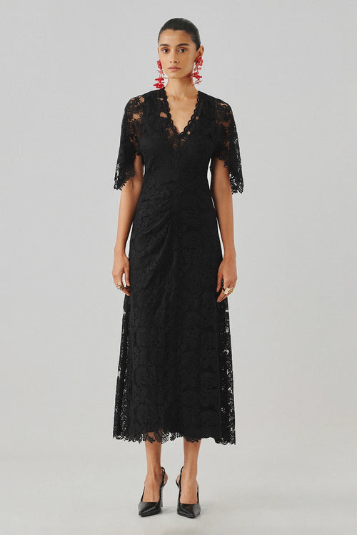 Black Orchid Lace Dress