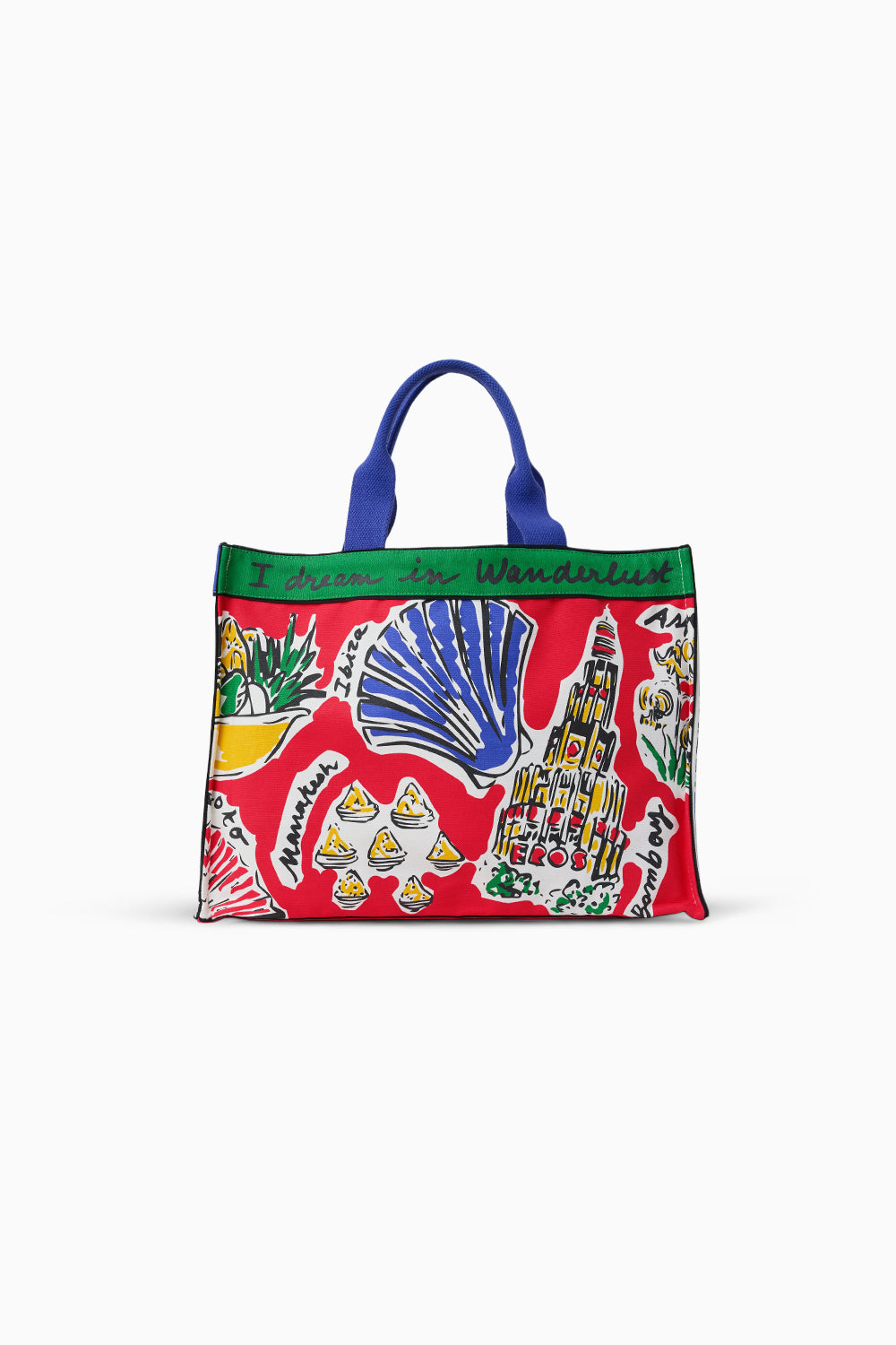 The Multi-color Wanderlust Tote Bag