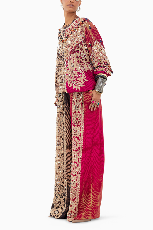 Multi Beyond Ken Zahra Sweatshirt with Straight Pants