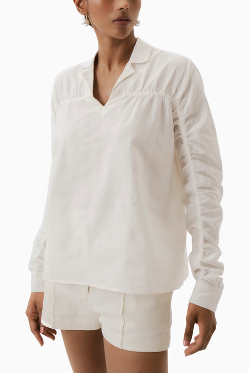 White Ripple Shirt