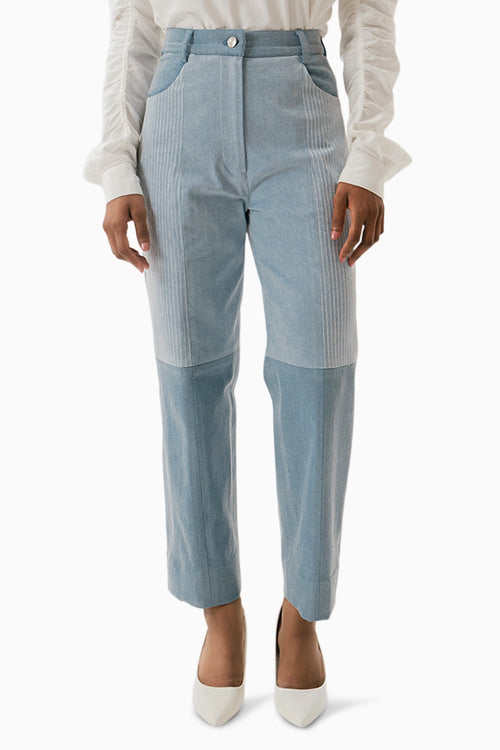 Blue Pixel Pants
