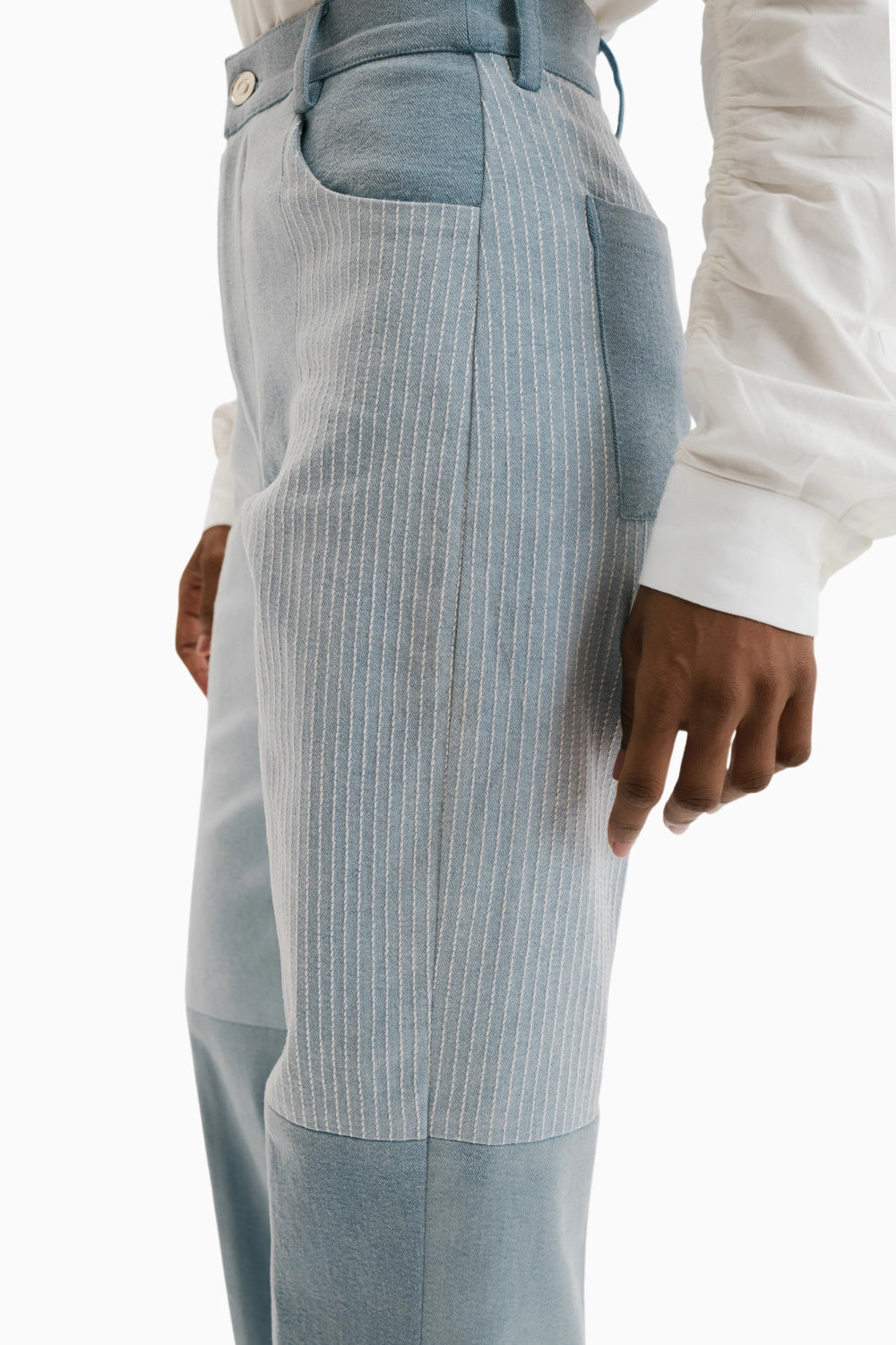 Blue Pixel Pants