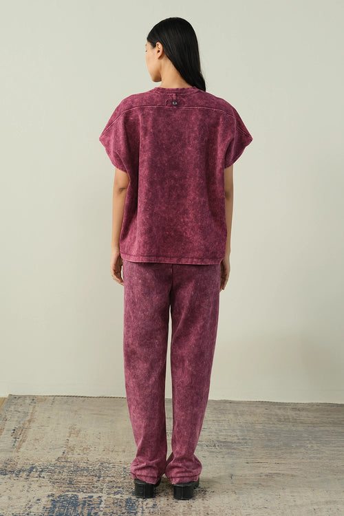 Wine Washed Trackpants