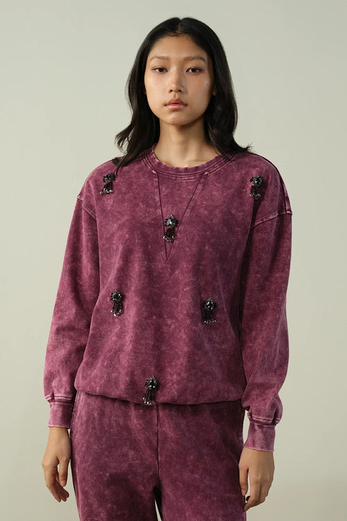 Washed Jewelled Co-ord Set