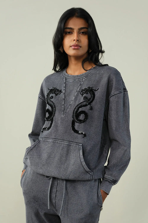 Washed Embellished Trackset