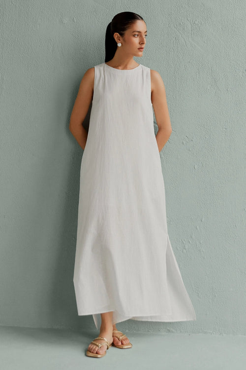Femma White Maxi Dress