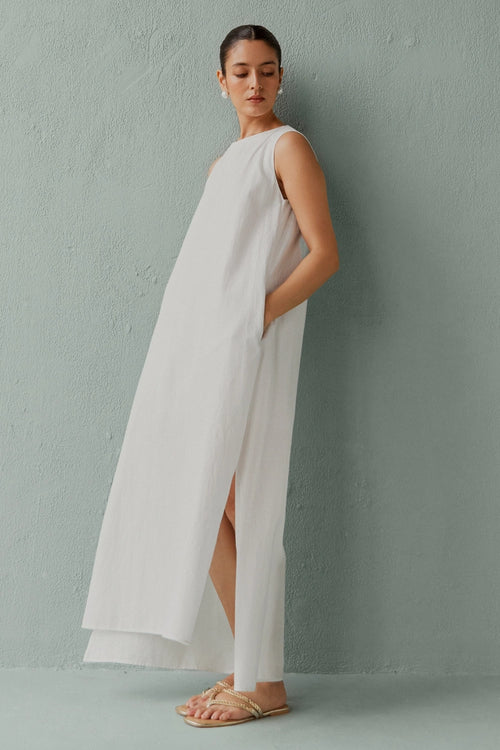 Femma White Maxi Dress