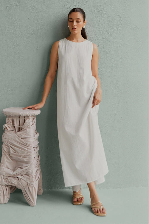 Femma White Maxi Dress