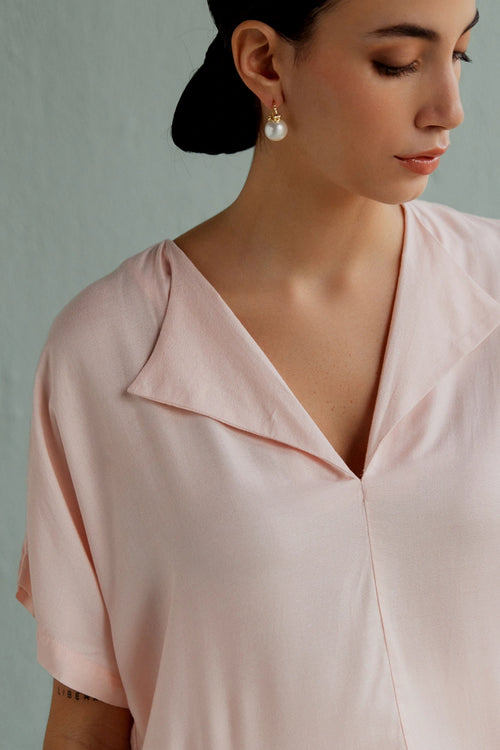 Garzi Blush Top With Pants