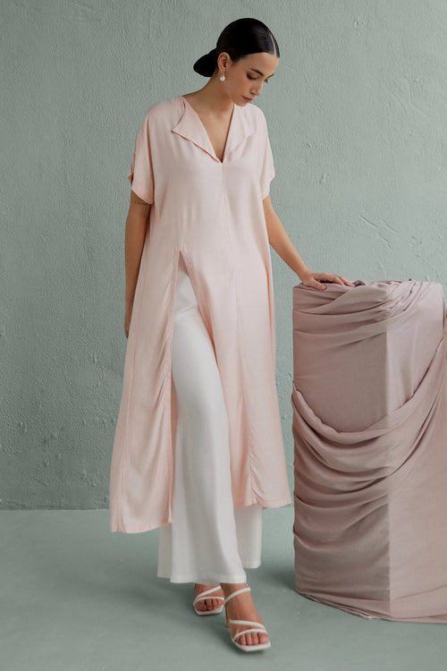 Garzi Blush Top With Pants