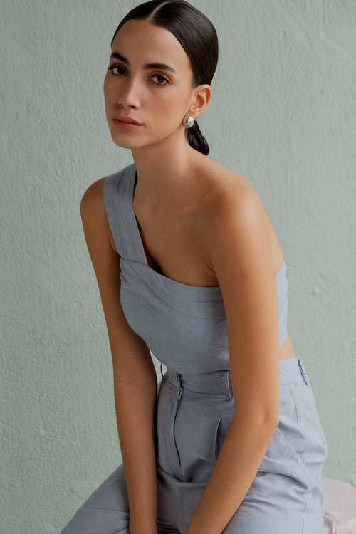 Kon Sky Blue Top With Pants