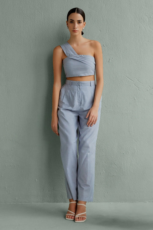Kon Sky Blue Top With Pants