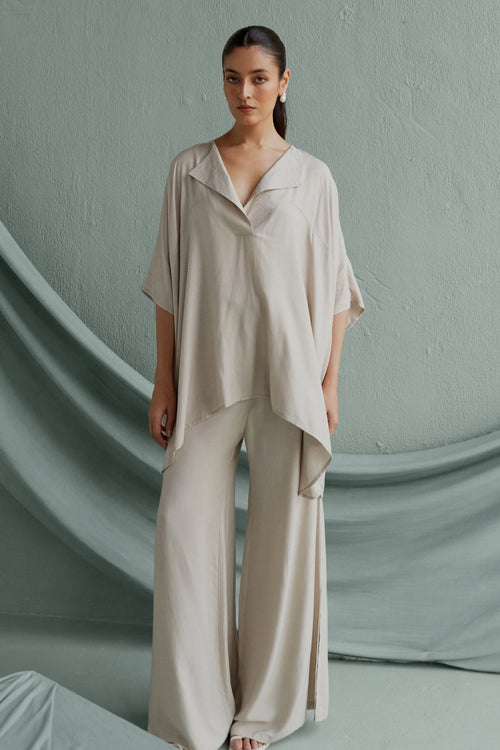Melko Taupe Top with Pants