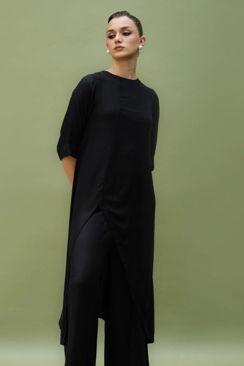 Ren Black Top With Pants