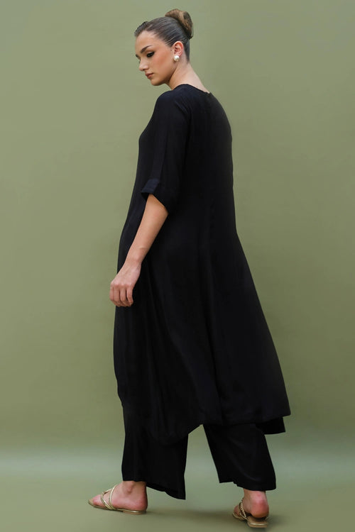 Ren Black Top With Pants