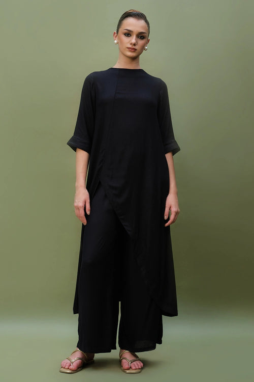 Ren Black Top With Pants
