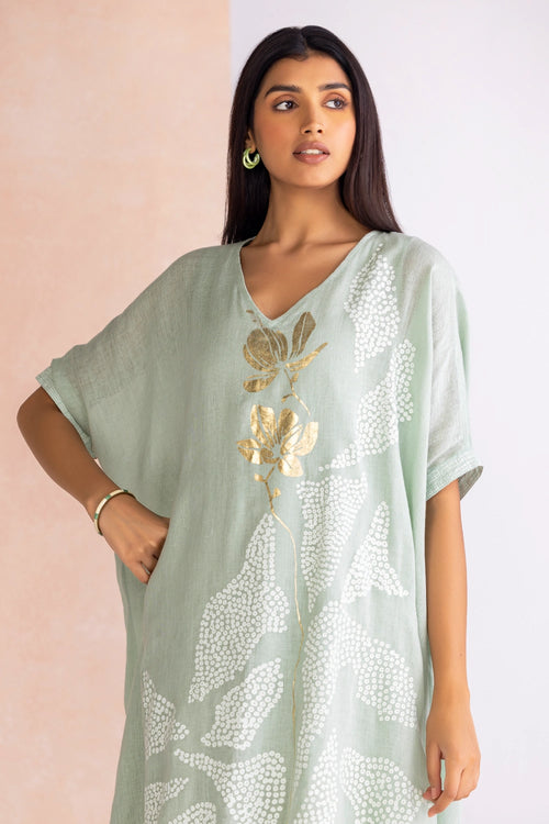 Aurora Blue Square Dress