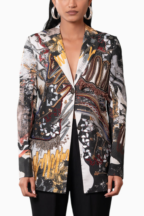 Chasm Embroidered Blazer