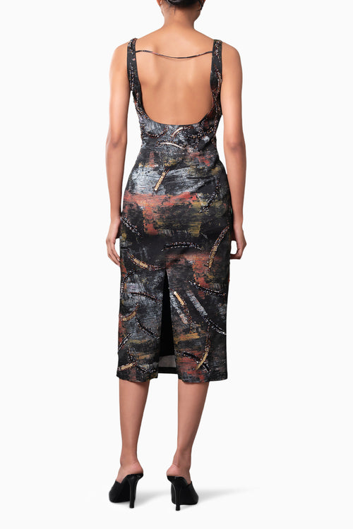 Kage Embroidered Dress