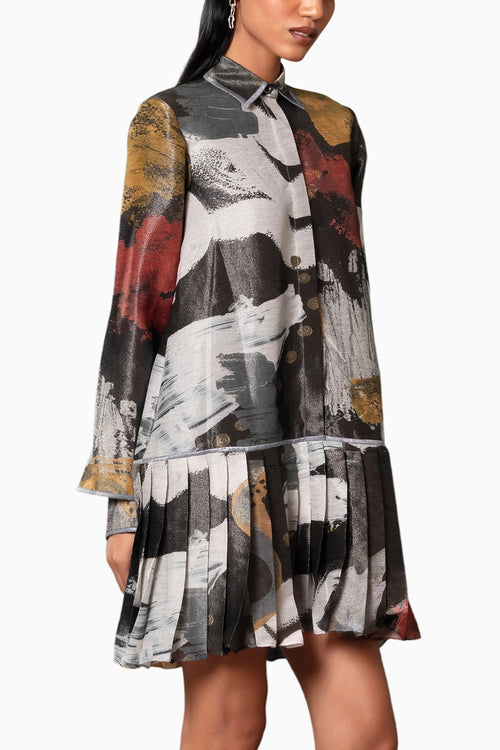 Ecru Shirt Dress