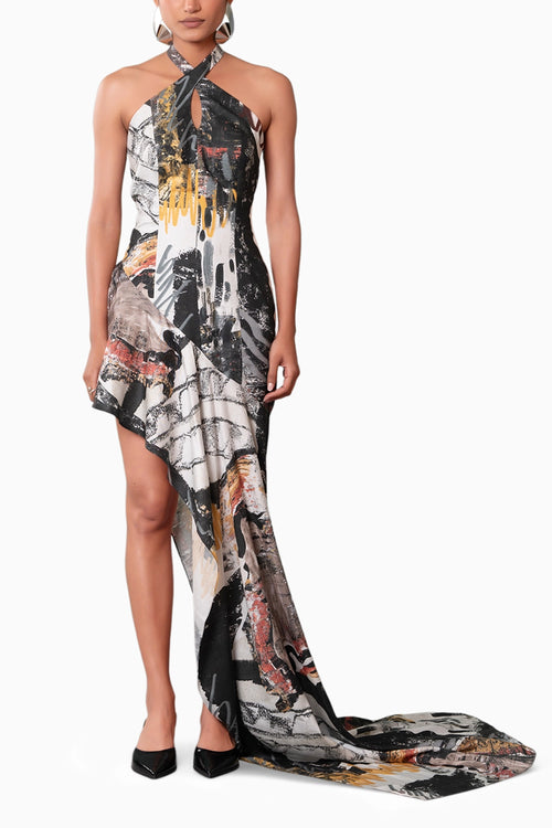 Chasm Ruffled Dress