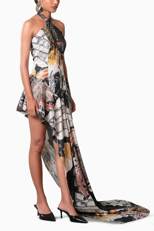 Chasm Ruffled Dress