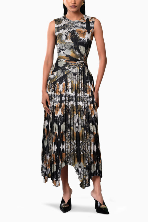 Meiro Pleated Dress