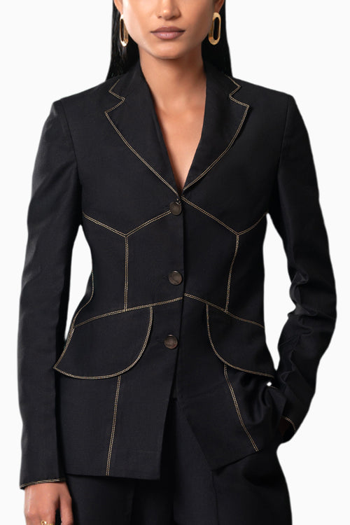 Kuro Panelled Blazer