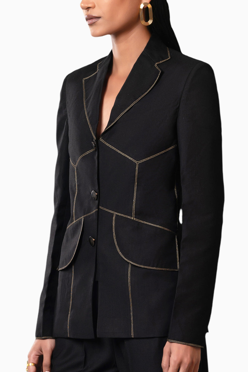 Kuro Panelled Blazer