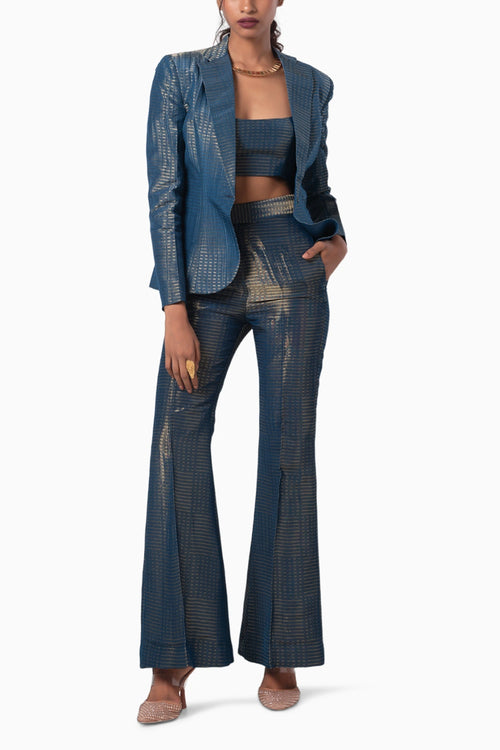 Azul Blazer Set