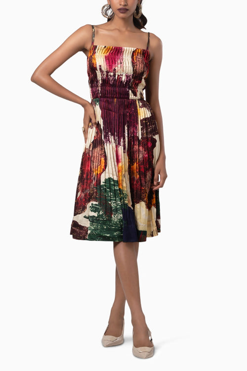 Char Pleated Dress