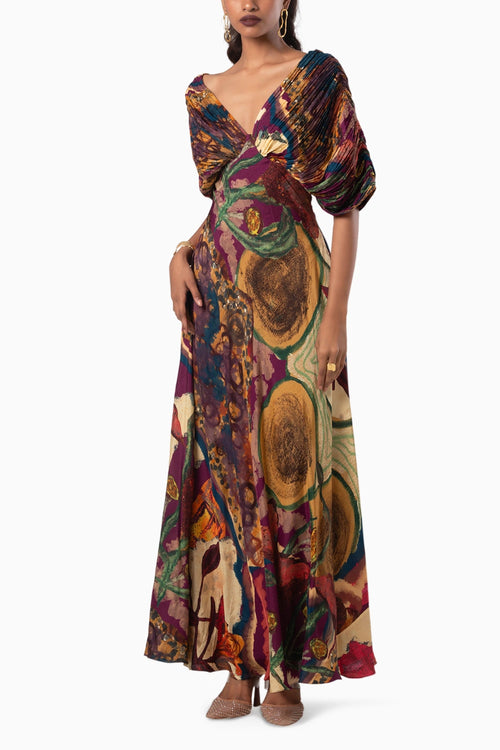 Dawn Pleated Maxi