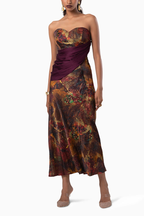 Sepia Skirt Set