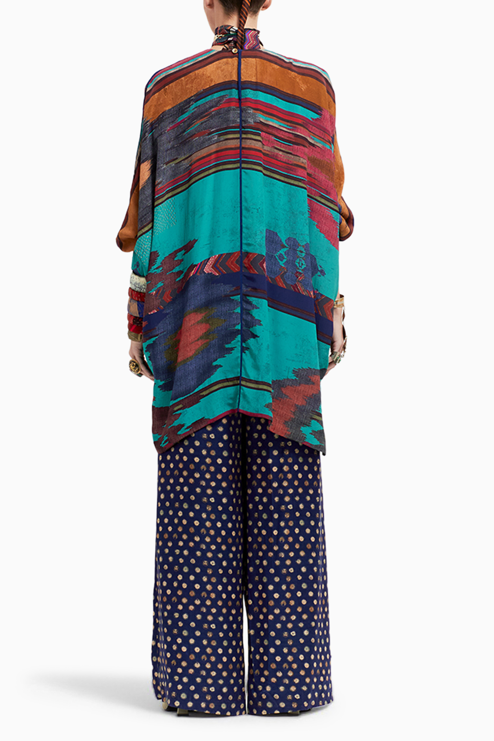 Multi Kuru Trapeze Kurta and Trousers