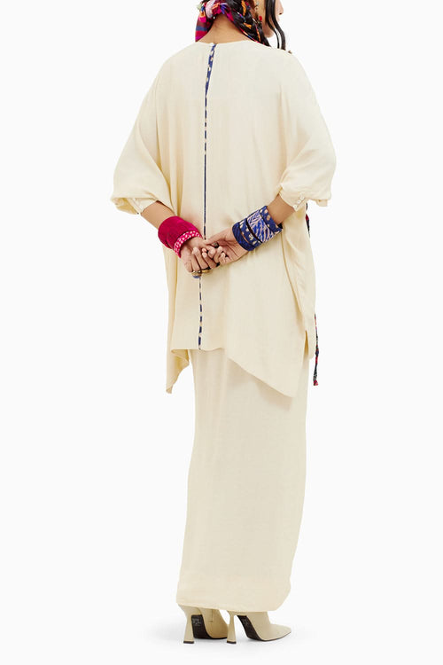 Beyond Ken Mogra Kuru Trapeze Tunic with Skirt Set