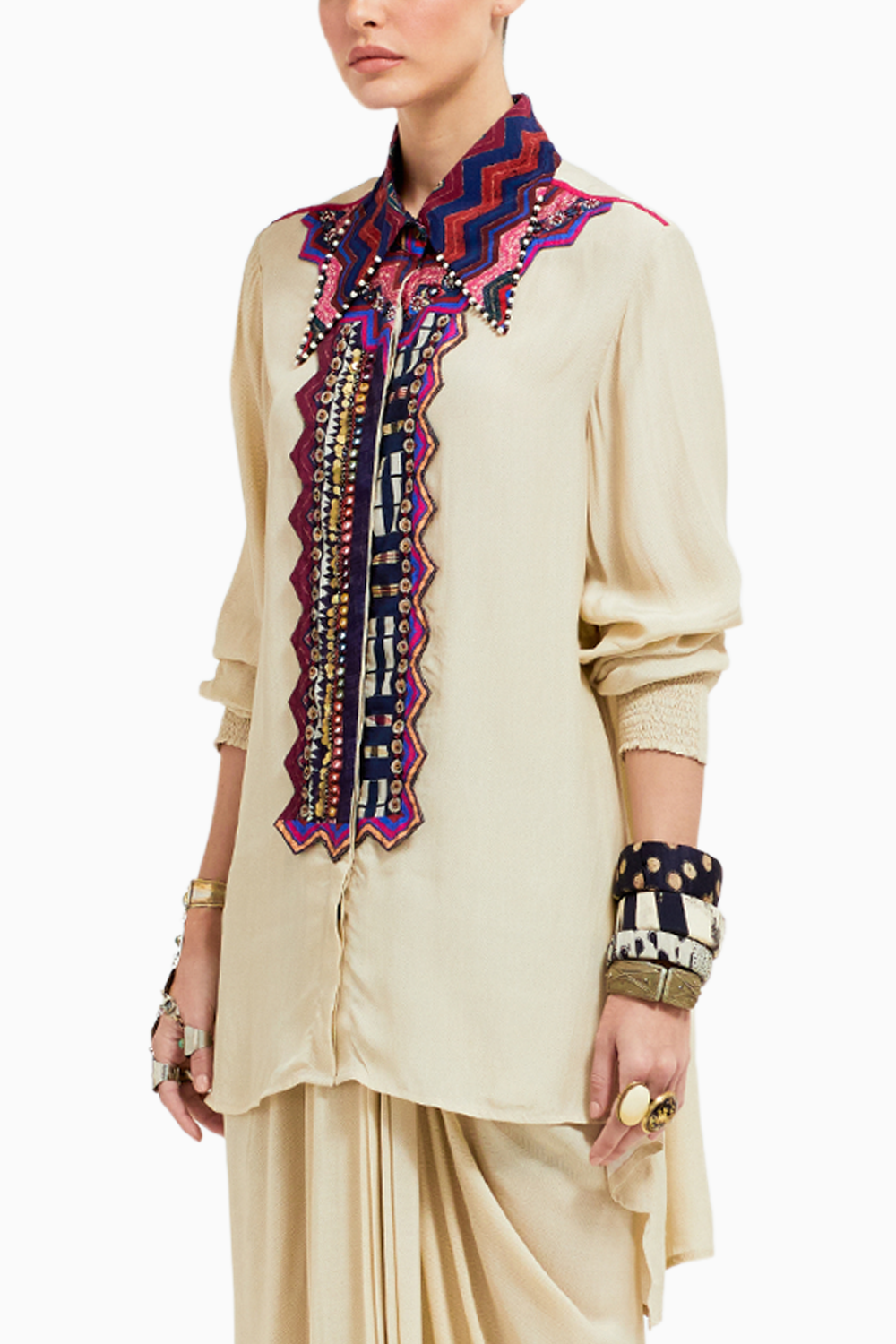 Mogra Atri Straight Shirt