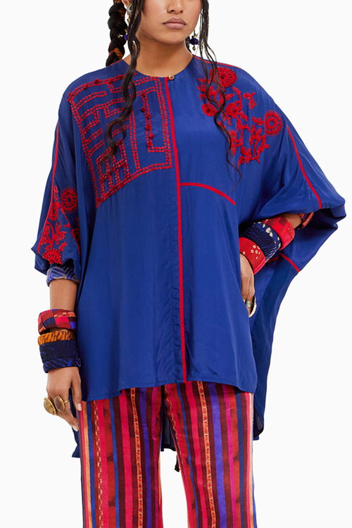 Beyond Ken Sapphire Mandala Shirt