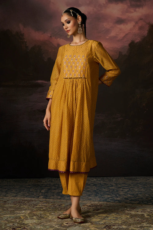 Hamza Mustard Yellow Pant