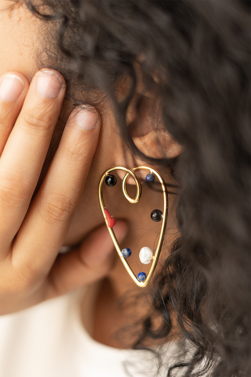 Heart In a Beat Earrings