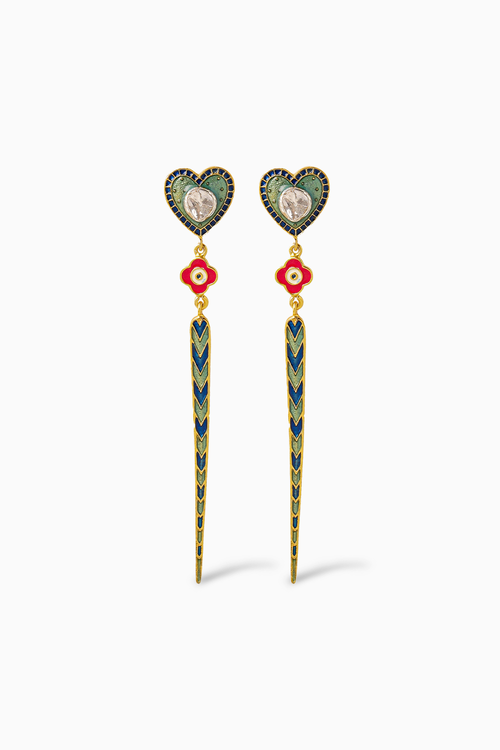 Dil Tila Linear Earrings
