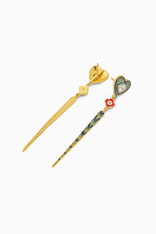 Dil Tila Linear Earrings