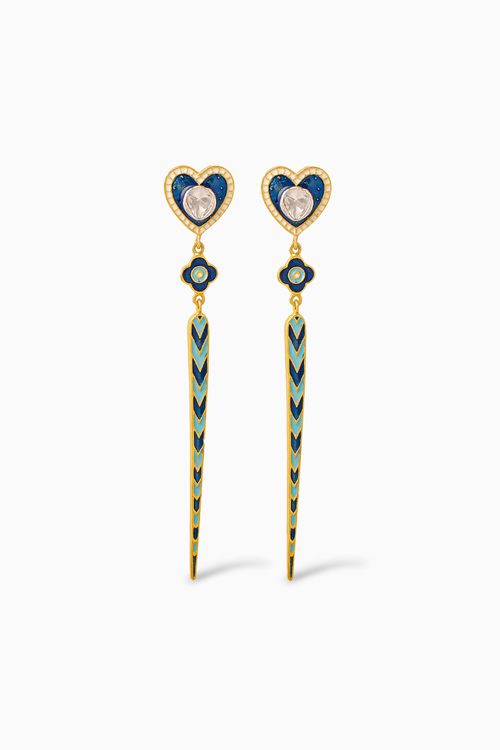 Dil Tila Linear Earrings