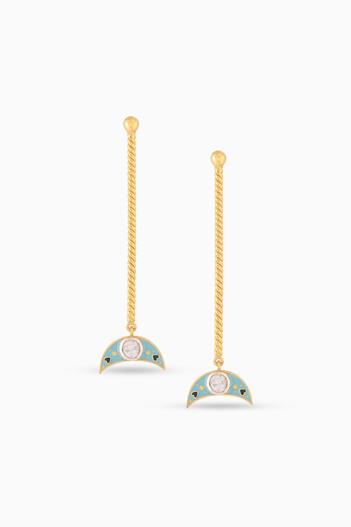 Moon Twirl Earrings