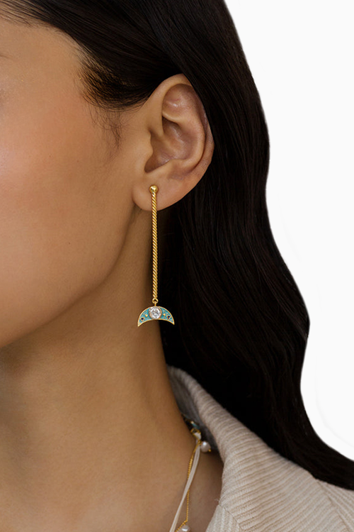 Moon Twirl Earrings