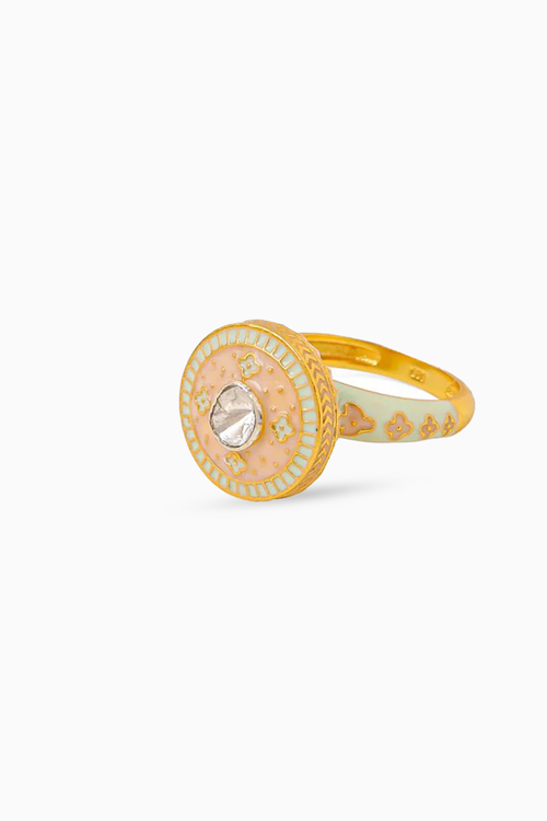 Chattra Phool Polki Ring