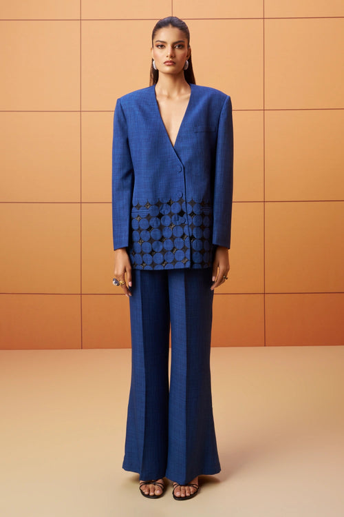 Taraani Embellished Blazer and Trousers