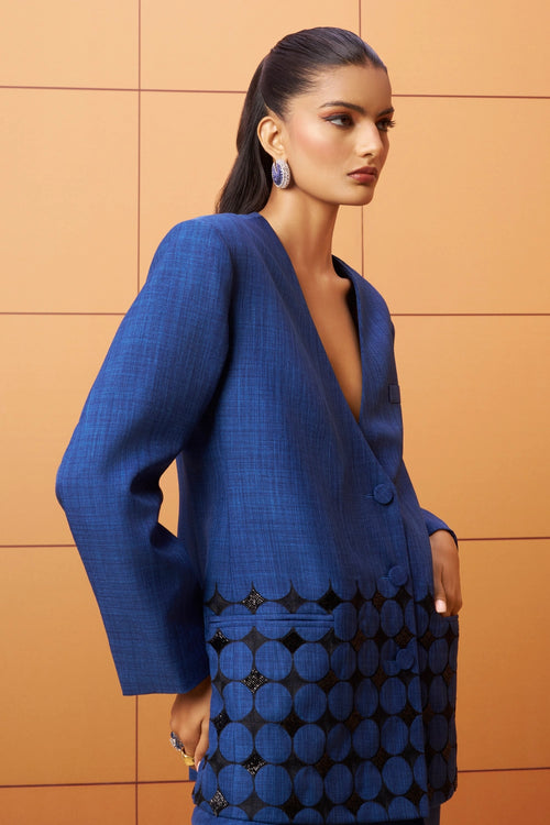 Taraani Embellished Blazer and Trousers