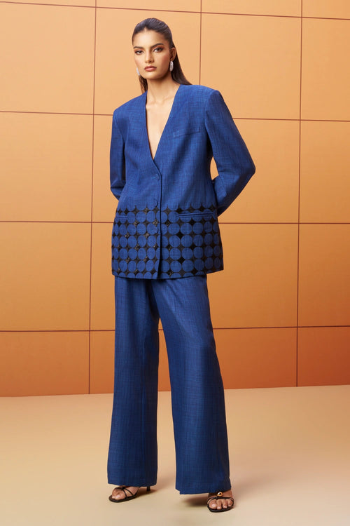 Taraani Embellished Blazer and Trousers